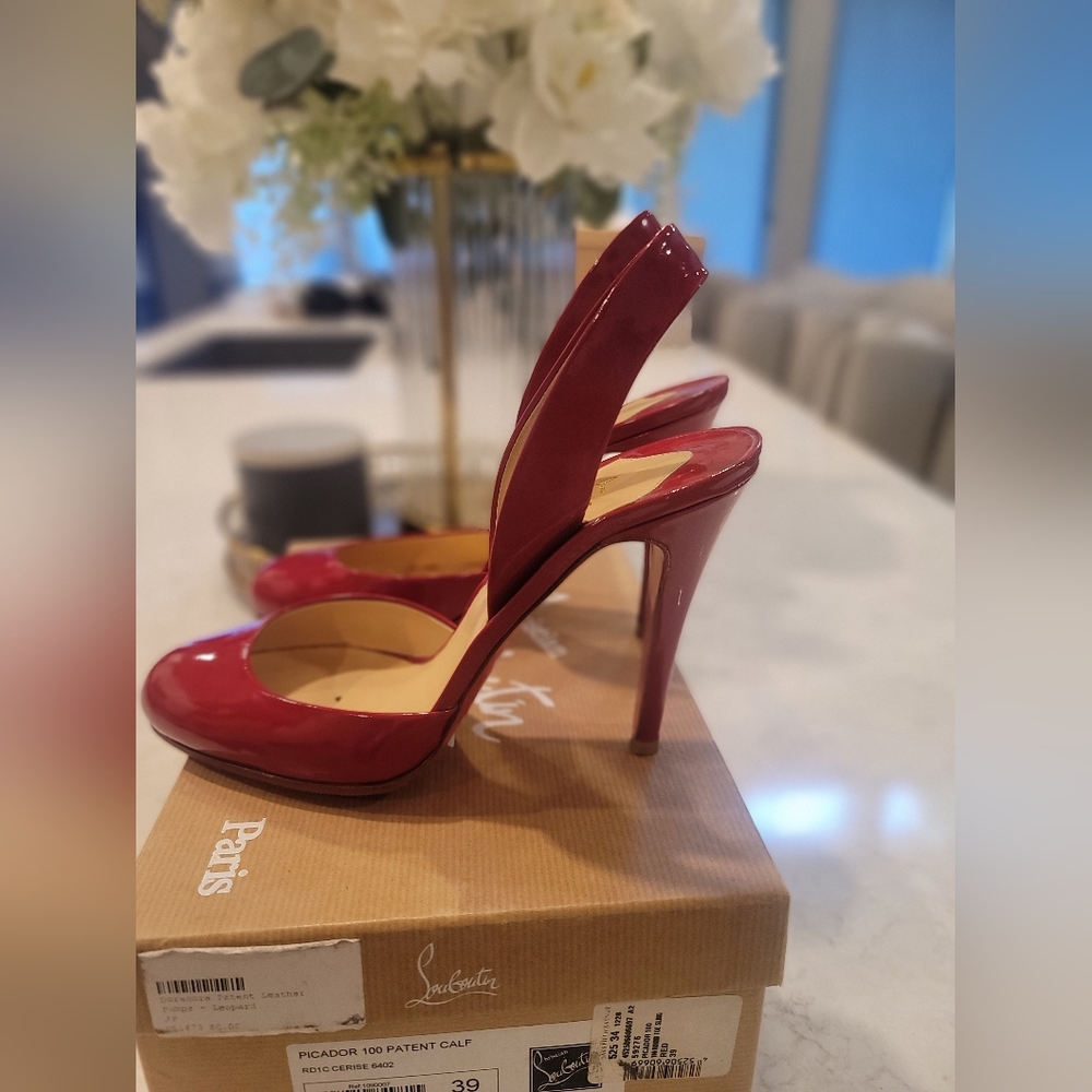 Christian Louboutin Picador 100 patent calf .